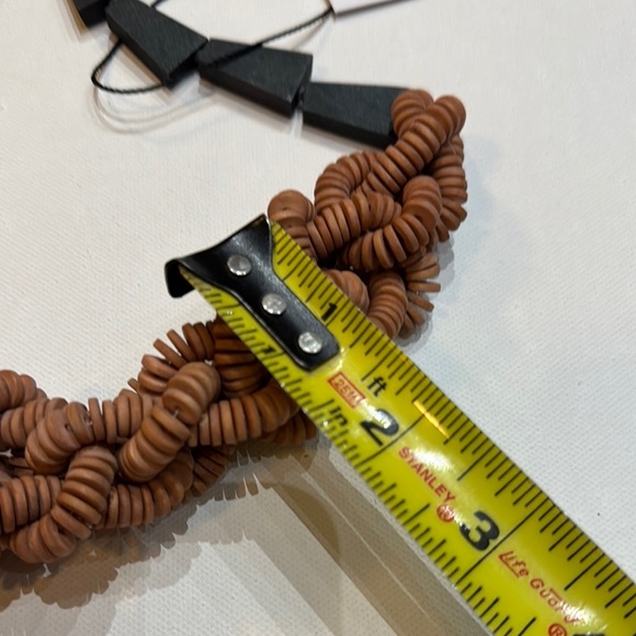 decouture Brown Chunky Statement Necklace - Picture 7 of 8